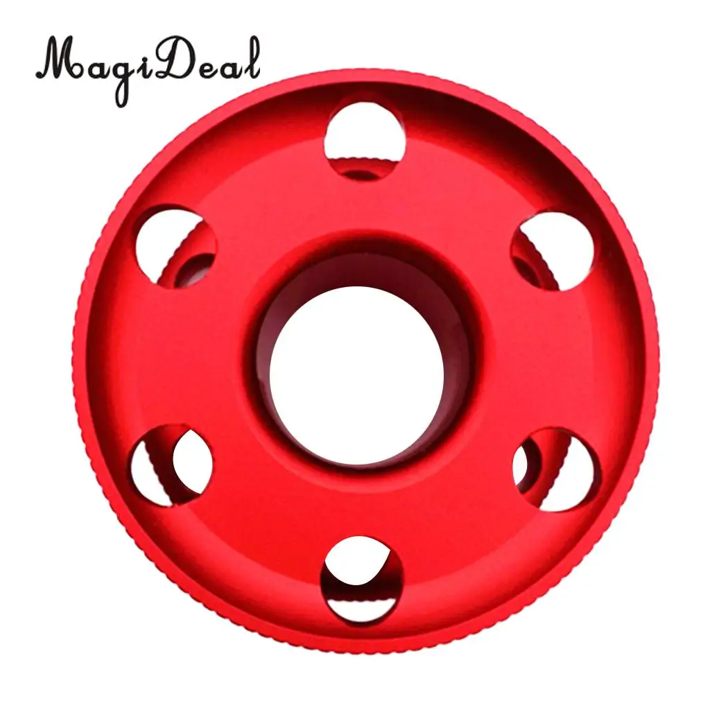 Ultra-light Aluminum Alloy Scuba Diving Finger Spool Dive Reel Guide Line Spool Snorkeling Gear Accessories - Red