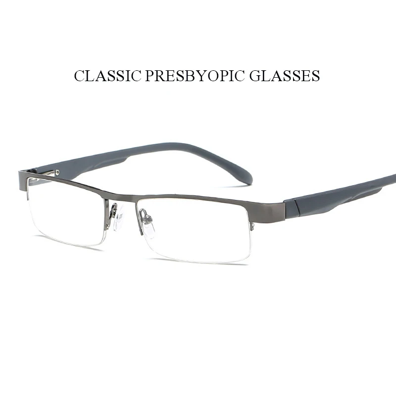 Новые очки для чтения для пожилых людей специальные очки металлические удобные старые зеркальные квадратные Анти-усталость очки для чтения+ 1,00-+ 4,00