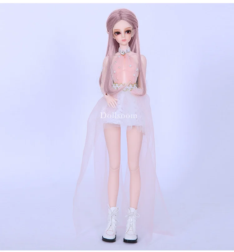 Dollsoom Asis BJD Dolls 1/6 Pretty Slim Fairies Wings Option Toy For Girls Best Unique Birthday Gift Moonlight Sprite Mini Gem