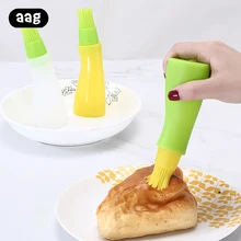 AAG силиконовая бутылка для масла кисть для выпечки и bbq блинница для хлеба для приготовления жидкого масла медовые щетки кухонные аксессуары оборудование для барбекю