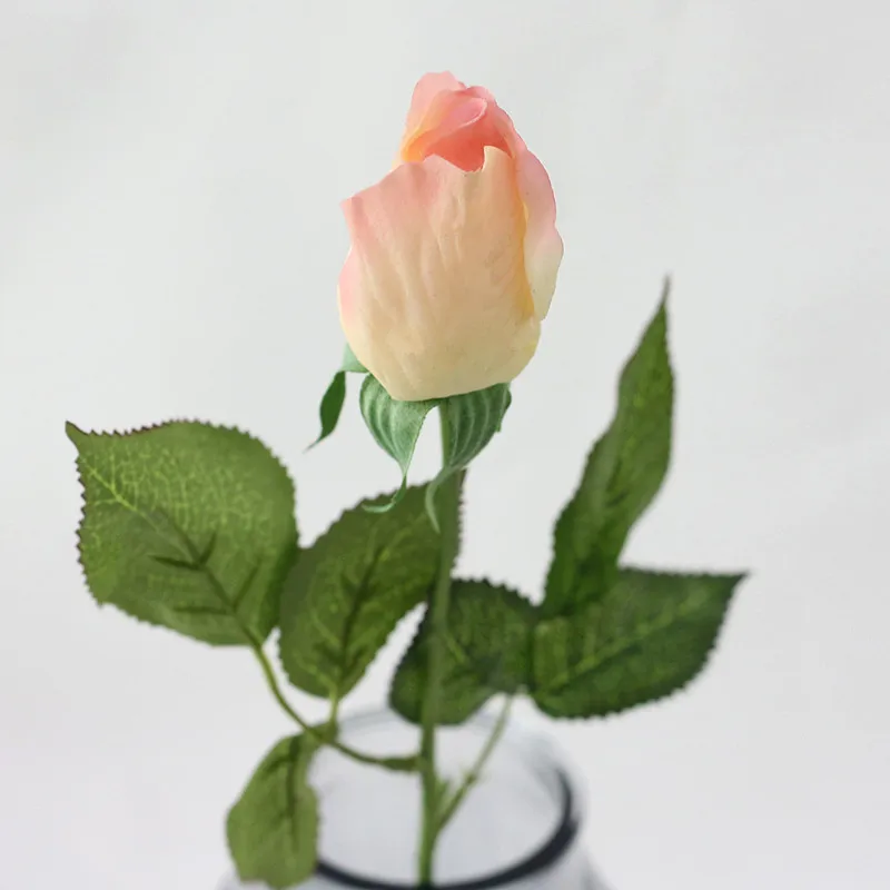 Flone Real Touch Artificial Rose Flowers Simulation Flower Latex Flower Branch Bouquet Wedding Home Party Table Decor Floral (11)