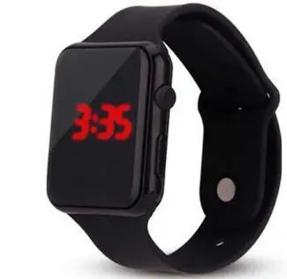 Брендовые силиконовые спортивные светодиодный цифровые кварцевые часы для мужчин и женщин армейские военные модные наручные часы Relogio Masculino Feminino - Цвет: Черный