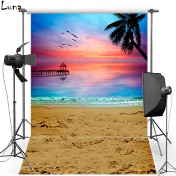 

MEHOFOTO Seascape Vinyl Photography Background For Wedding Sandbeach New Fabric Flannel Background For Children Photo Studio 808