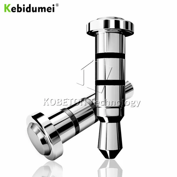 

Kebidumei 3.5mm Fashion Smart Key dustproof Dust Plug Quick Button 360 Earphone Jack For Andriod Mobile Phone