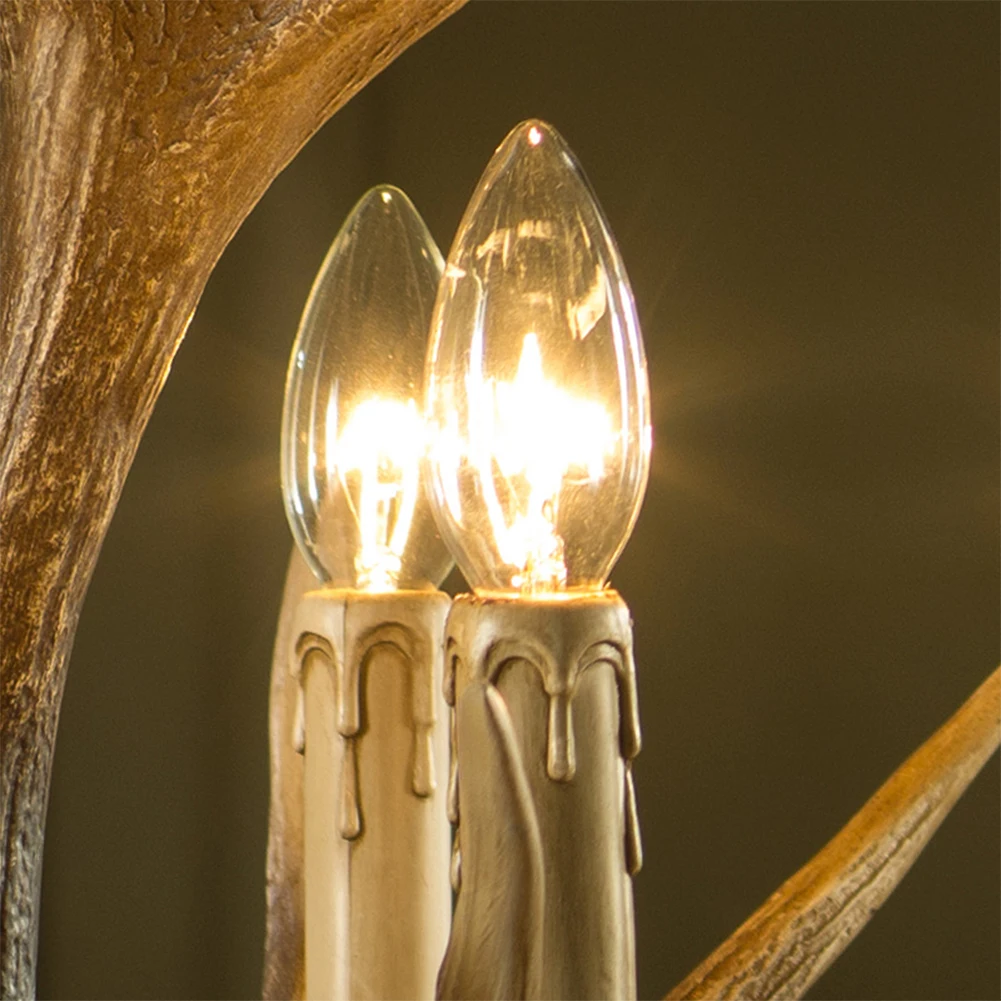 TSLEEN светодиодный светильник-свеча с нитью накаливания E14 E12 220 В 110 В 4 Вт 8 Вт C35 лампочка эдисона в стиле ретро античный Винтажный стиль холодный теплый белый светильник