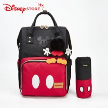 Disney Minnie Mickey Classic Style Diaper Bags 2PCS/SET Mummy Maternity Nappy Bag Large Capacity Baby Bag Travel Backpack