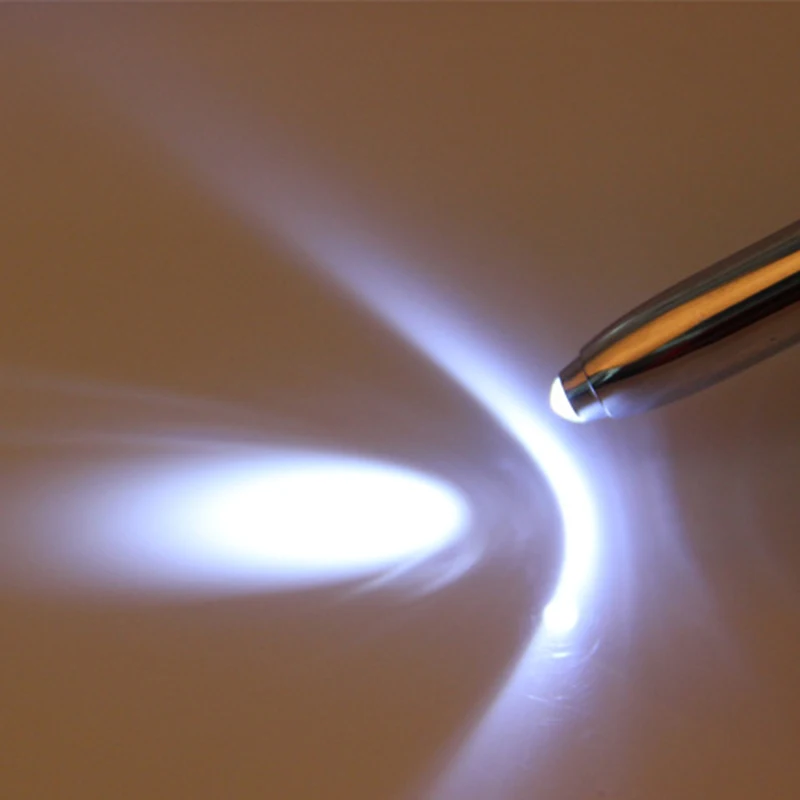 Три-в-одном емкостный пресс-экран ручка Медицинский СВЕТОДИОДНЫЙ светильник ручка многофункциональная металлическая шариковая ручка