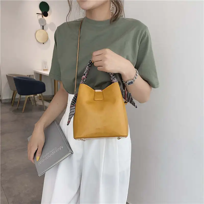 YASICAIDI إلكتروني الأزياء المطبوعة واسعة حزام الكتف Crossbody حقيبة العلامة التجارية الفاخرة مصمم بو الجلود عارضة حمل السيدات حقائب اليد