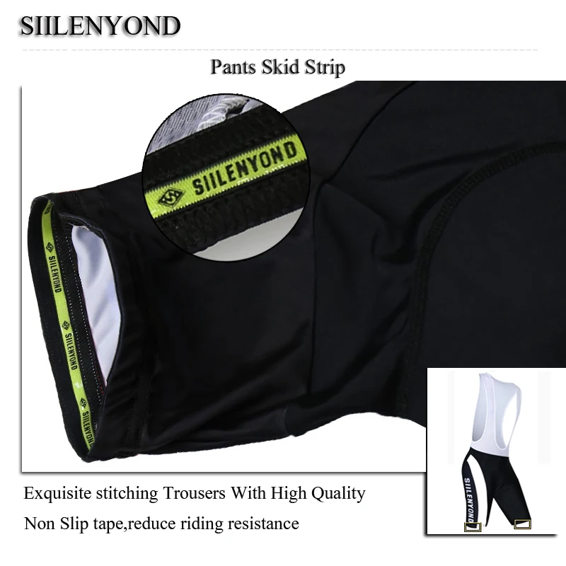 Siilenyond летние мужские шорты с нагрудником для велоспорта Pro Team MTB Bib Shorts De Ciclismo Hombres Paded Pillow Bibs короткая велосипедная одежда