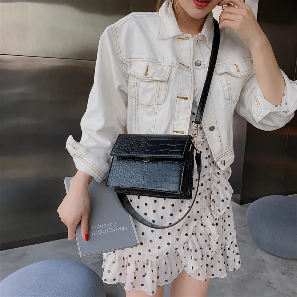 

2019 Fashion Retro Small Square Bag for woman Portable Wild Shoulder Bag luxury handbags women bags sac a main#G4
