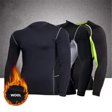 Высококачественная Спортивная футболка с добавлением шерсти мужская спортивная одежда для тренировок в фитнес-зале тренировочный костюм теннисные велосипедные рубашки