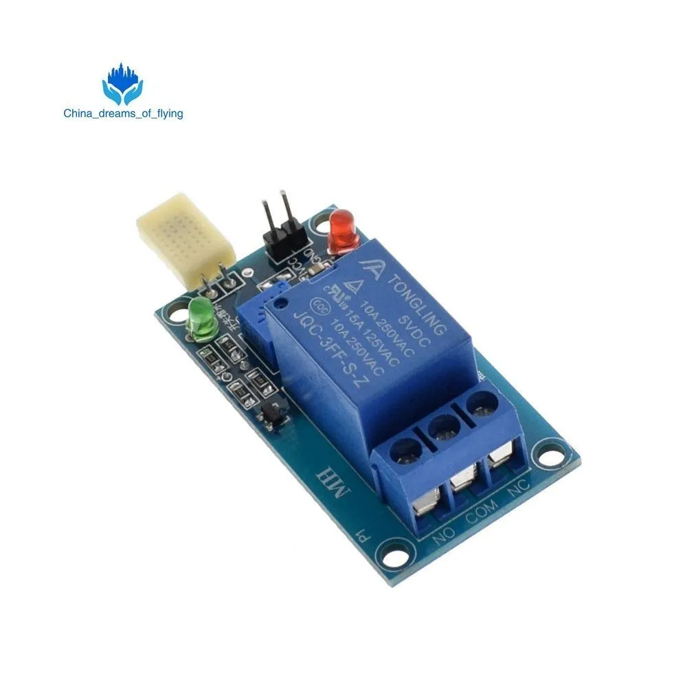 HR202 DC 5V 1 Channal 1CH переключатель датчика влажности релейный модуль плата управления