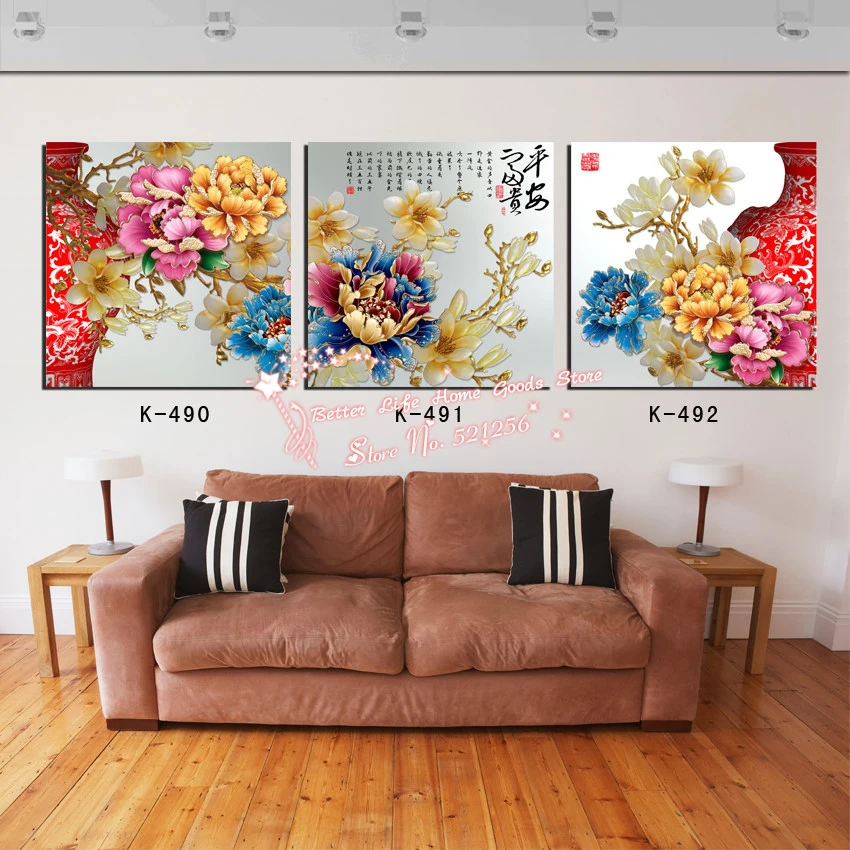 Modern Home Decoration Wall Art Printed Oil Painting Pictures No Frame