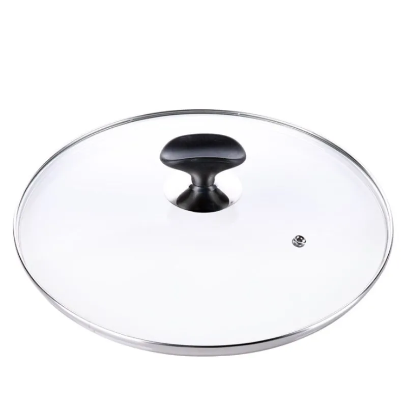 Tempered Glass Pan Cover Universal Thickened Drop Resistant Glass Cover