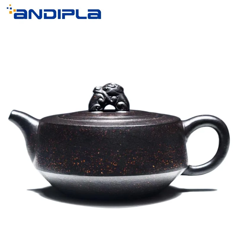 

160ml Authentic Yixing Teapot Handmade Purple Clay Kettle Chinese Kung Fu Tea Set Zisha Tea Maker Teaware Retro Home Decor Gifts