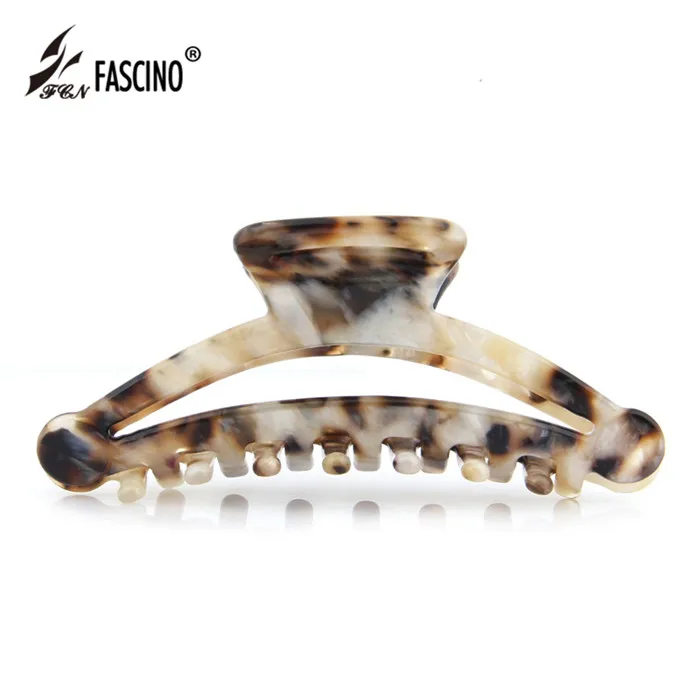 Новая мода Полые Украшения для волос Французский ацетат заколки для волос челюсть 9,2 см длина волос большой зажим для волос(AG820032