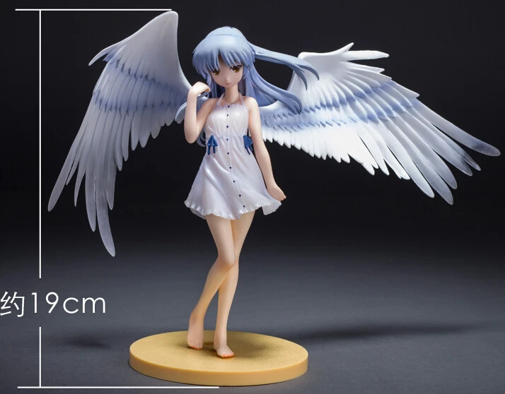 19cm Angel Beats Tenshi Kanade Tachibana Action Figures Pvc