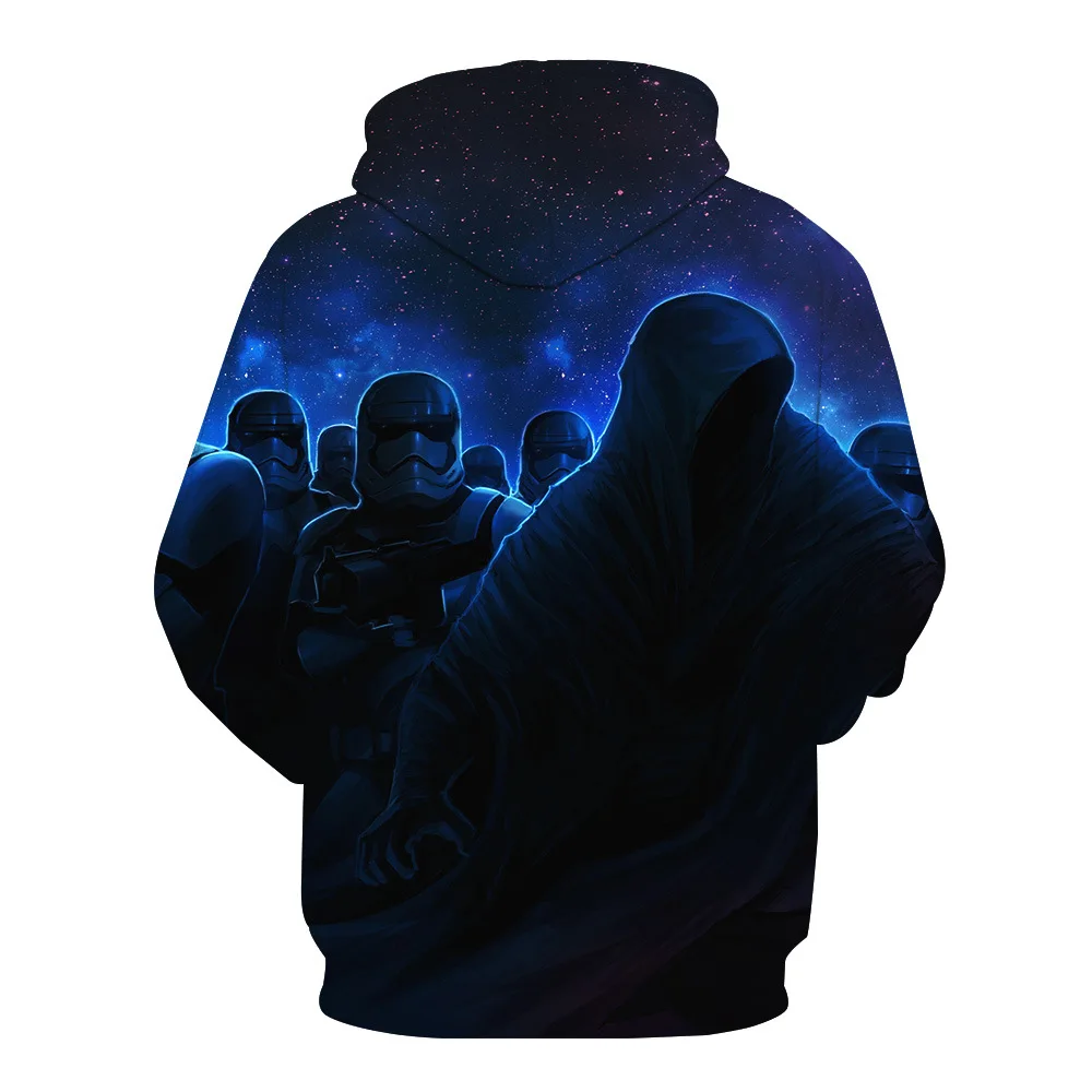 Fans Wear Star Wars Cosplay Hoodies for Men Long Sleeve 3D Printed Sweatshirt 2018 Homme for Movie Fans Casual Tops Fans Wear Star Wars Cosplay Hoodies for Men Long Sleeve 3D Printed Sweatshirt 2018 Homme for Movie Fans Casual Tops
