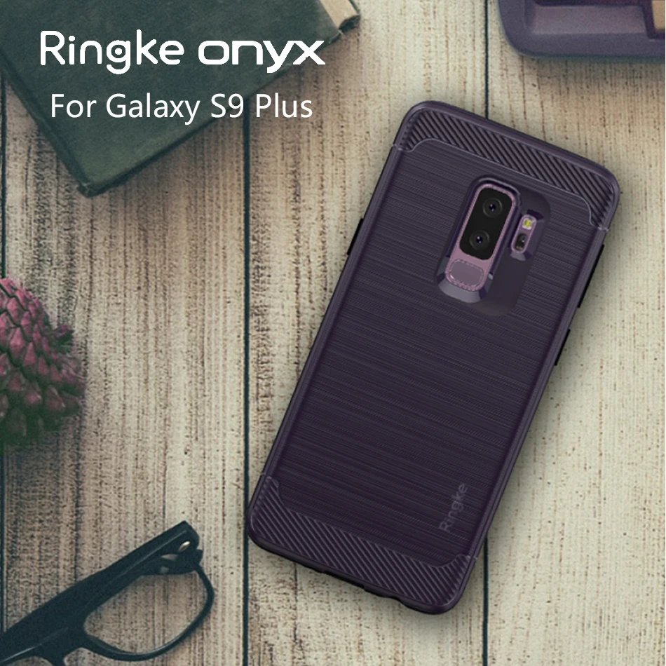 Оригинальный Ringke оникс гибкие sleek TPU щеткой Сталь отделка амортизация чехол для