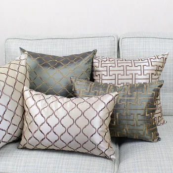

Geometric Embroidered Sofa Cushion Cover 40x40/45x45/50x50/55x55/60x60CM Throw Pillow Case Decorative Home Hotel