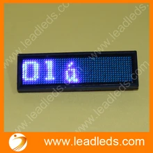 5 компл./лот для Светодиодный Программируемый Прокрутка Имя, сообщение ярлычок в виде значка Цифровая Реклама дисплея