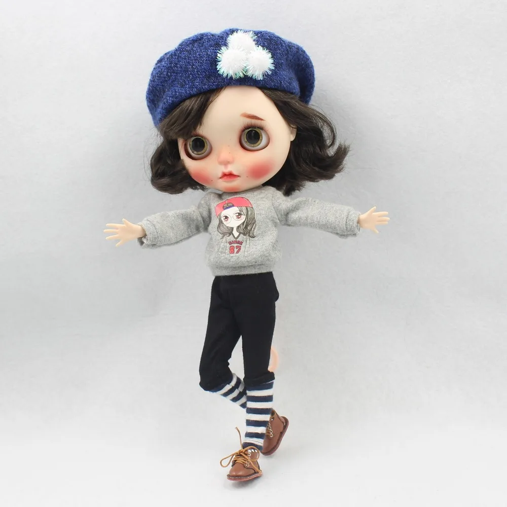 Blyth doll icy licca модный костюм одежда с шляпой и обувью, только костюм без куклы