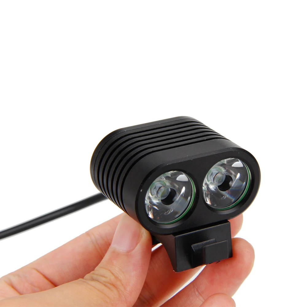 Rechargeable 5000LM 5V USB XM-L2 LED Front Bicycle Light Lamp 6400mAh Battery