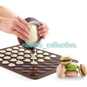 

1 Set 48 Hole Round Shape Mould Baking Mini Silicone Cream Cake Muffin 3 Nozzle Set Decorating Pen Kit Homemade Dessert Baking