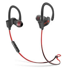 Wireless Bluetooth Earphone Sports Headphones Sweat Proof Stereo Earbuds Headset In-Ear Earphones with Mic For iPhone & Phone syllable d300l sweat proof sports bluetooth earphones with mic