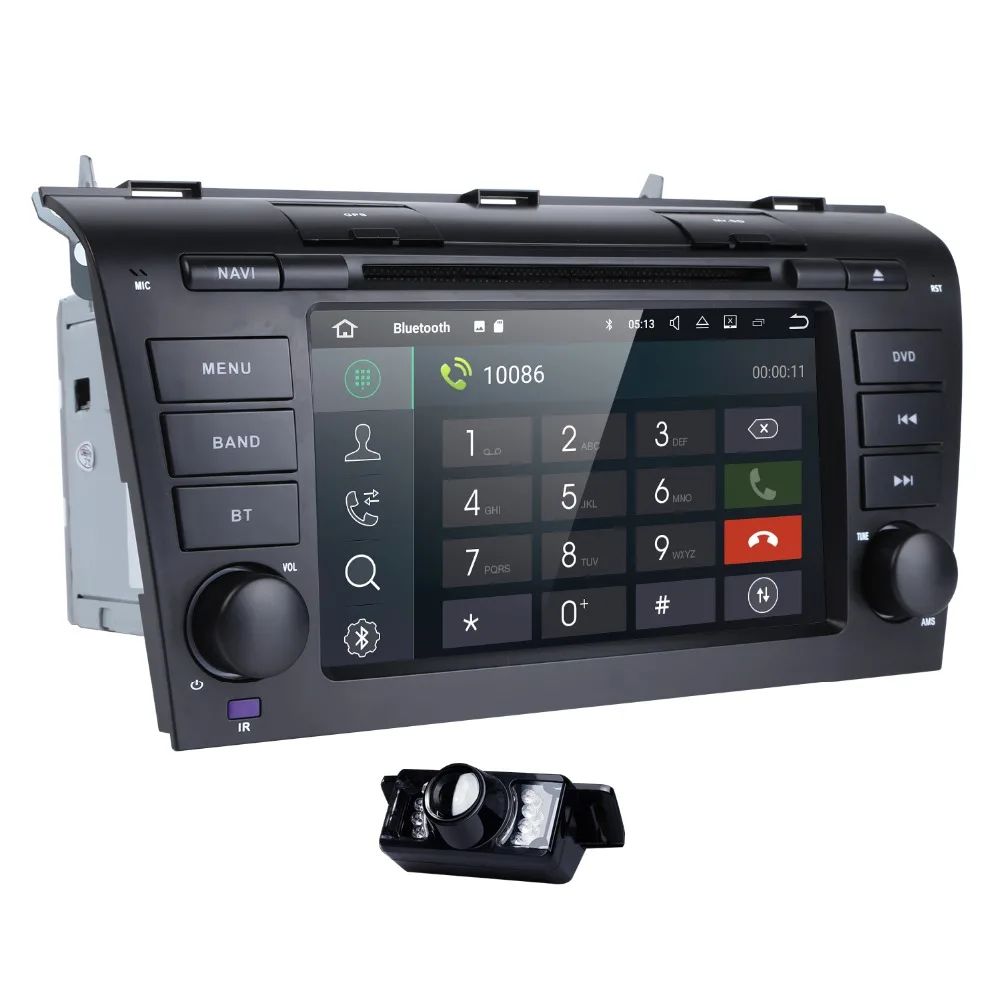 Top Hizpo Android 8.0 AutoRadio Car DVD Multimedia For MAZDA 3 2004/2005/2006/2007/2008/2009 Navigation GPS Player RAM 4GB ROM 32GB 4