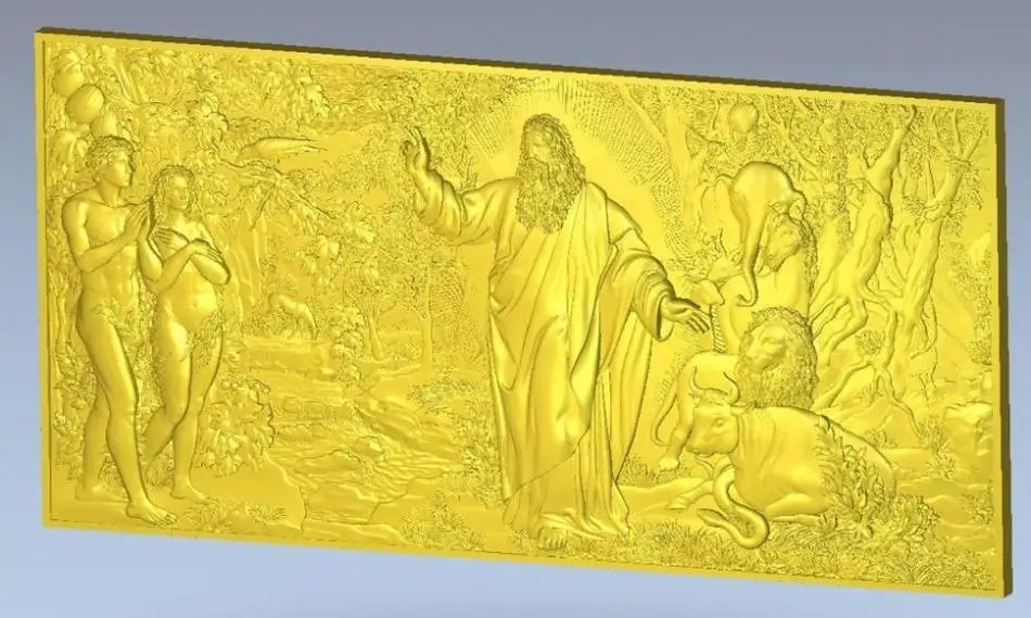 3d model relief Panno_creation_world for cnc in STL file format | Инструменты