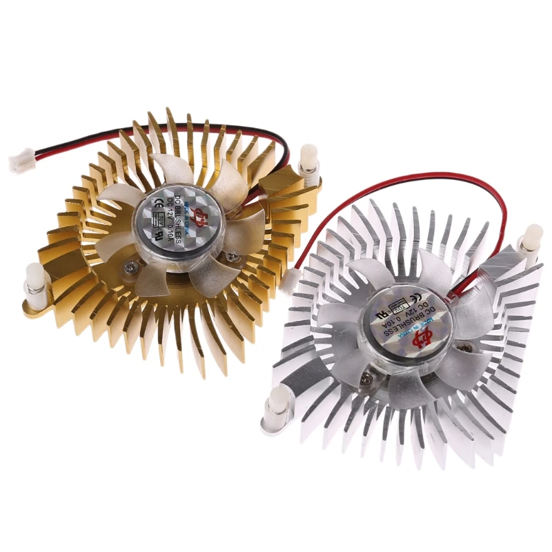 

DC 12V 80mm Video Graphics VGA Radiator Cards Cooling Fan 2Pins Mounting Hole