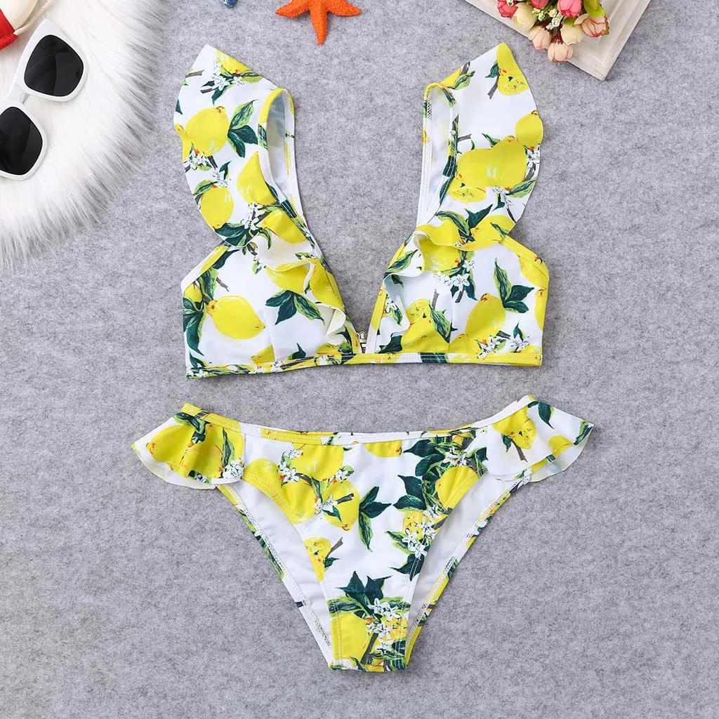 Sexy Fashion Women New Floral Print Bikini Set Swimming Swimsuits ...