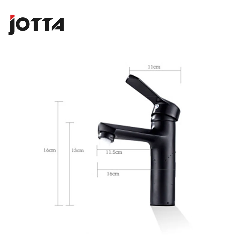 Simple faucet black hot and cold bathroom basin black table bathroom wash basin lavatory faucet