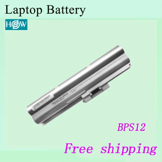 Серебристый 6cell Аккумулятор для ноутбука SONY VGP-BPL12 VGP-BPS12 для VAIO VGN-Z15N VGN-Z17 VGN-Z17N VGN-Z19