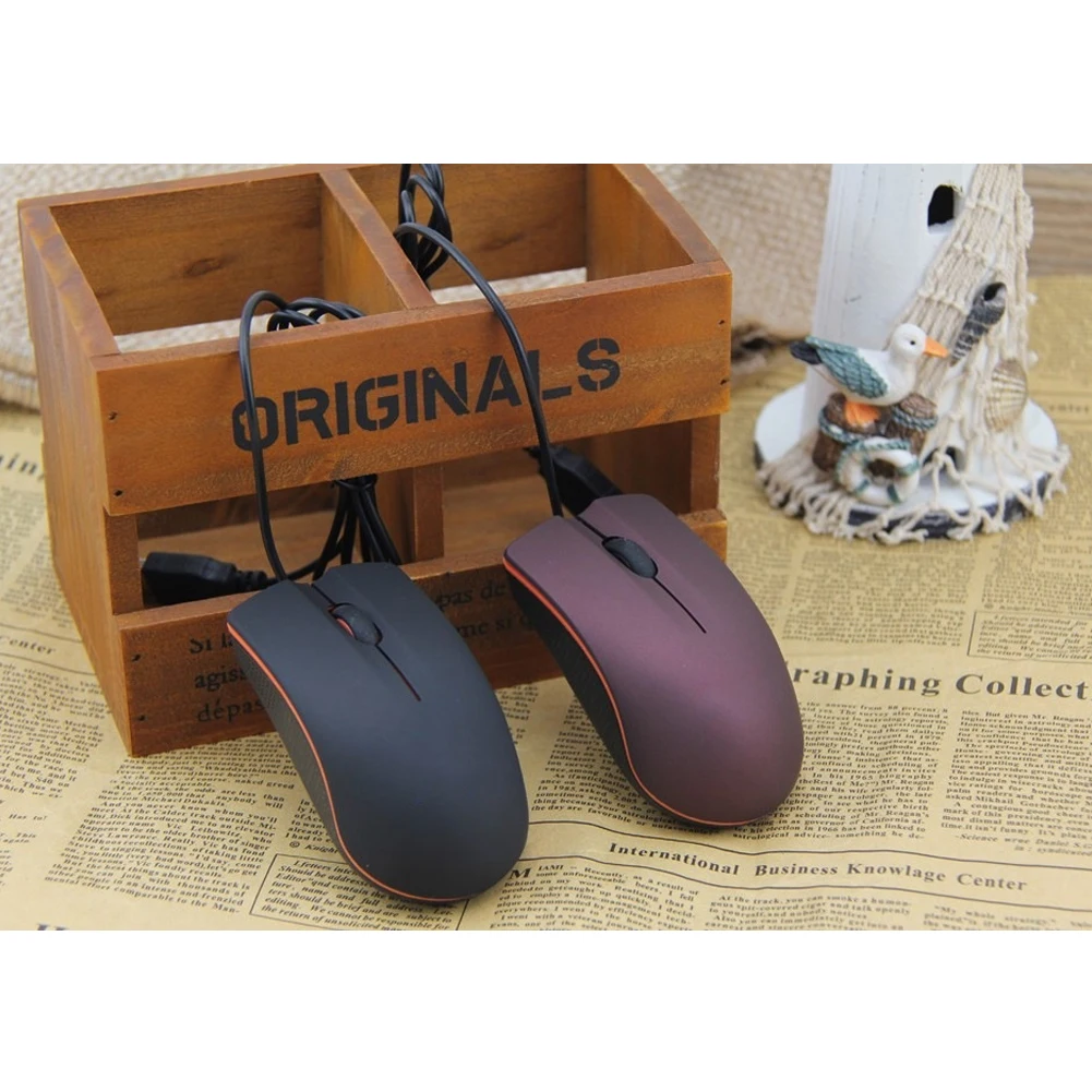 1200DPI For PC Laptop Engineering Plastic Optical USB Computer Accessories Wired Mouse Professional Silent Frosted Surface Mice 1200DPI For PC Laptop Engineering Plastic Optical USB Computer Accessories Wired Mouse Professional Silent Frosted Surface Mice