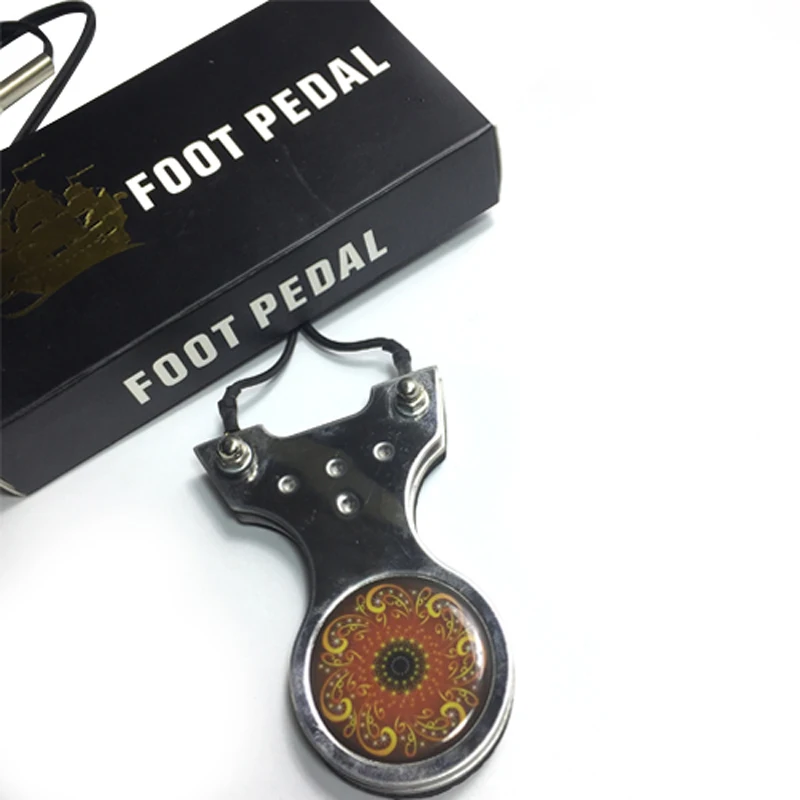 

BJT Tattoo Power Supply Foot Pedal Control Switch Stainless Steel Tattoo Foot Pedal Switch for power supply machine
