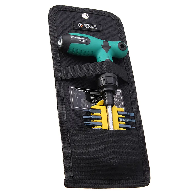 

17pcs/set Multifunction Ratchet Screwdriver Set T Type Wrench S2 Bit Hand Tool