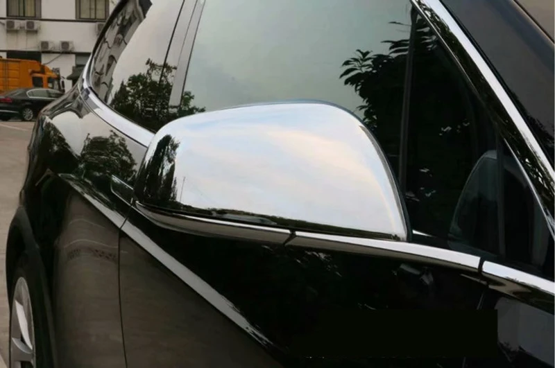 ABS углеродного волокна внешние аксессуары для автомобиля авто зеркало заднего вида накладка 2 шт. Подходит для Audi Q5 FY 2018