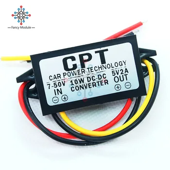 

diymore DC to DC DC 12V to 5V 2A 10W Car Power Technology Charger Waterproof Buck Converter Car Power Supply Module