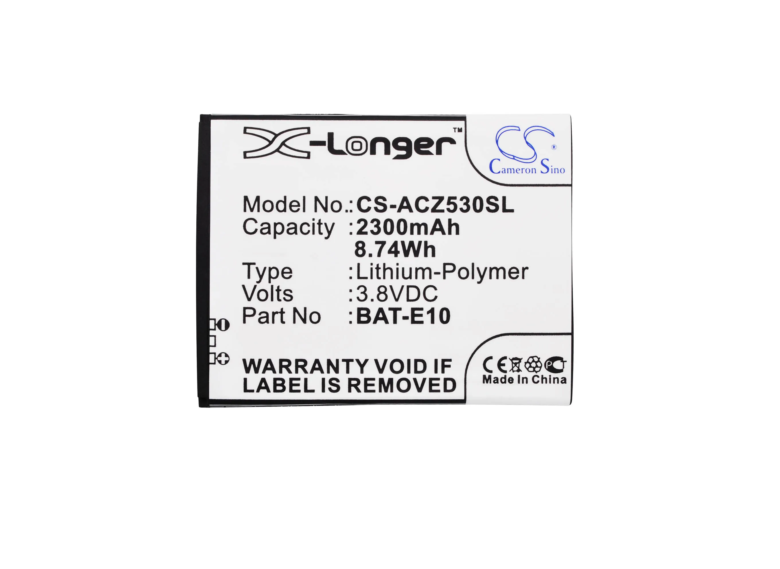 Высококачественная батарея Cameron Sino для Acer Liquid Z530 Z530S T02 KT.0010K.009 с аккумулятором