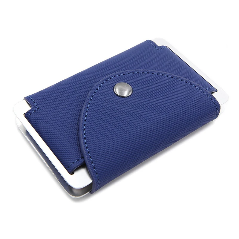 Slim Card Sleeve Wallet with RFID Protection Top Quality PU Leather