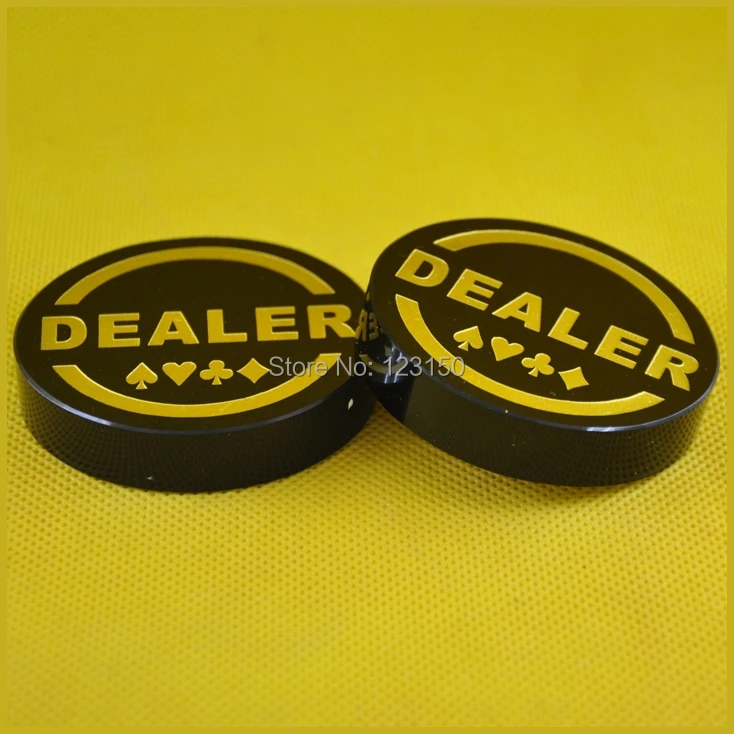 

DB12 Deluxe 65mm Diameter Crystal Dealer in Golden Alphabets, Free Shipping