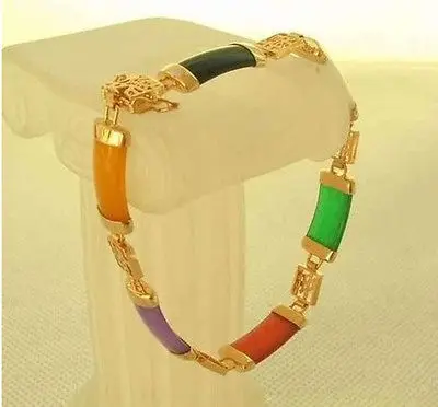 

FASHION CHARMING COLORFUL BRACELET AAA style Fine jade Noble 100% Natural jade