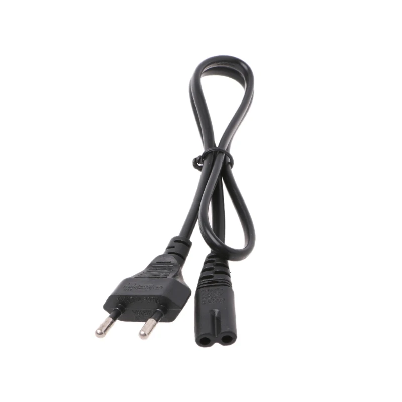 

2-Prong Pin AC EU Power Supply Cable Lead Wire Power Cord For Desktop Laptop