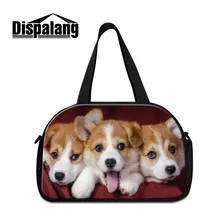 Dispalang Для женщин Дорожная сумка с Обувь хранения милая собака Для мужчин ручной Чемодан путешествия вещевой мешок выходные мешок многофункциональный дорожная сумка