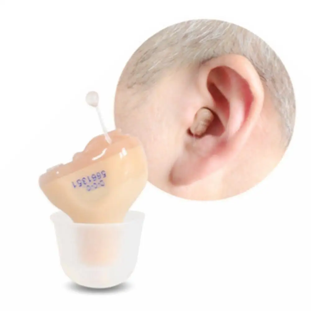 Portable Audiphones Mini invisible CIC Hearing Aid Digital Hearing Aids For Elderly With A10 Battery In The Ear Sound Amplifier