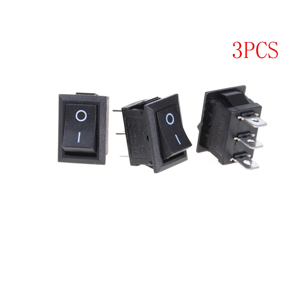 3/6 шт. черный кнопочный мини переключатель AC 6A/250V 10A/125V|Выключатели| |