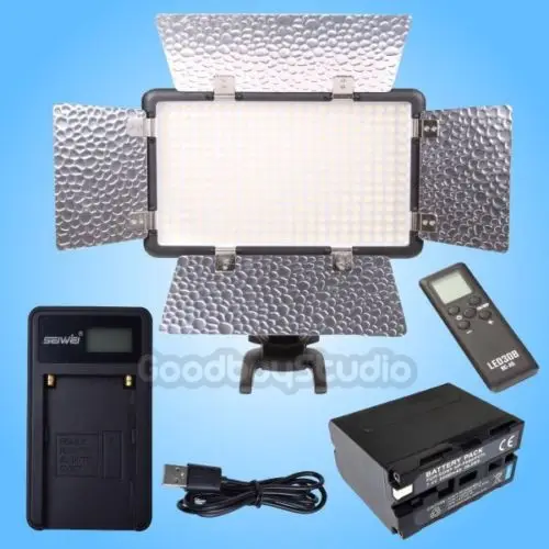 

Godox LED308CII LED Light Panel w/ Remote + 6600mAh Li-ion Battery + USB Charger