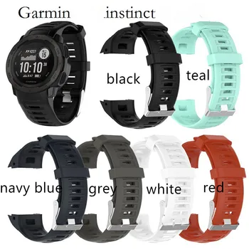 

50pcs Soft Silicone Replacement Watch Band Strap For Garmin instinct Wristband Bracelet Starp For Garmin instinct Smart Watch